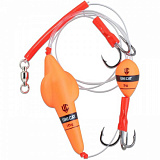 Готовая оснастка UNI CAT Rotating Worm Rig - 10g + 3g / 160cm