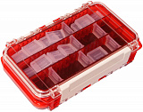 Коробка Kosadaka TB-S52 17.5*10.5*4.3см для приманок, герметичная, двухсторонняя, красная