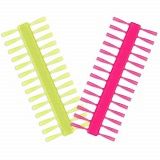 Стопоры для насадок Delphin Q-STOP - 7mm / Yellow+Pink - 2шт.