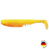 Виброхвост IRON CLAW Moby Softbaits RACKER SHAD UV Non Toxic / 10.5cm / Fire Tiger
