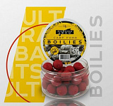 Бойлы насадочные ULTRABAITS (КЛУБНИКА-ДЖЕМ) 20мм, банка 150 гр