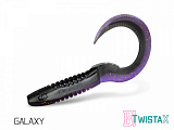 Твистер DELPHIN TWISTA-X Eeltail UVs / 15cm / GALAXY - 5шт.