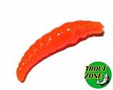 Мягкая приманка Trout Zone Paddle 1.6" 50мм Сыр цв.Оранжевый