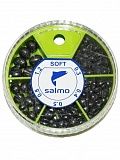 Грузила Salmo ДРОБЬ SOFT мягк. 5 секц. 0.3-1,2г 60г набор 1