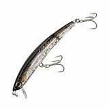 Воблер YoZuri CRYSTAL 3D MINNOW JOINTED плав., 100мм, 15г SBR