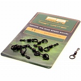 Вертлюг с кольцом и застежкой PB Products Ronnie Rig Swivel №11 / 10шт.