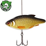 Воблер вертикальный MADCAT® INLINE RATTLER / 110g - RUDD
