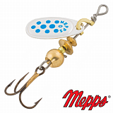 Блесна Mepps COMET DECOREE AG points bleus № 0 2гр.