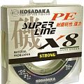 Леска плетен. Kosadaka "SUPER PE X8" 150м, dark green