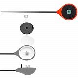 Удочка-балалайка зимняя Salmo Handy ICE ROD 24.3см красная
