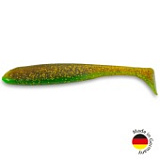 Виброхвост IRON CLAW Moby Softbaits SLIM JIM UV Non Toxic / 16cm / Motoroil Japan Red Innercore