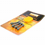 Набор для оснастки утяжеленный PB Products DT X-Small Heli-Chod Rubber & Beads / 4шт. Weed