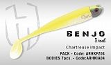 Силиконовая приманка HERAKLES BENJO PACK 3" 7,5см (Chartreuse Impact)