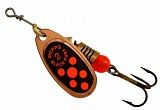 Блесна Mepps COMET BLACK FURY CU FLUO ORANGE №00 1,5гр