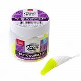 Слаги съедобные искусственные LJ Pro Series TRICK WORM 2,0in 5см 10шт. (чеснок) T92