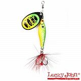 Блесна вращающаяся Lucky John TRIAN BLADE ROUND 9гр цв.008