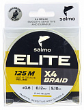 Леска плетёная Salmo Elite х4 BRAID Dark Gray 125/008