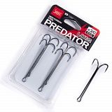 Крючки-двойники Lucky John PREDATOR сер.LJH122 разм.002/0 4шт.