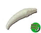 Мягкая приманка Trout Zone Paddle 1.6" 50мм Сыр цв.Белый