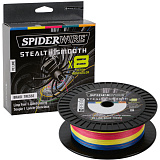 Леска плетеная SPIDER WIRE® STEALTH® SMOOTH X8 PE BRAID - 0.29mm / 600m / 26.4kg - 5x10m MULTI COLOR