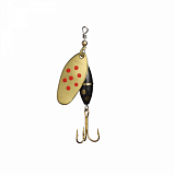 Блесна вращающаяся Myran Panter 5гр цв.Gold/Red/Pr