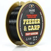 Леска Cralusso FEEDER & CARP flurocarbon coat 150м