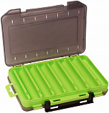 Коробка Kosadaka TB-S31D-GRN, 20*13.5*3.5см для воблеров, двухсторонняя, зелёная