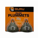 Глубиномер Guru Plummets 20гр 2шт