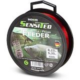 Леска фидерная SAENGER Sensitec FEEDER 0,23mm / 5,35kg / 400m - Red