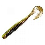 Твистер JACKALL Wobbring 3" 76мм(10 шт.) green pumpkin/light chart