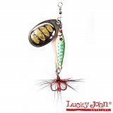 Блесна вращающаяся Lucky John TRIAN BLADE ROUND 9гр цв.005
