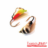 Мормышка вольфрамовая Lucky John МУРАВЕЙ крашеная с петелькой 050