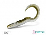 Твистер DELPHIN TWISTA-X Eeltail UVs / 6cm / BOOTY - 5шт.