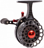 Катушка Kosadaka мультипл. зимняя Stalker 65mm цв Carbon, леворукая