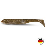 Виброхвост IRON CLAW Moby Softbaits SLIM JIM UV Non Toxic / 7cm / Motoroil Pearl - 2шт.