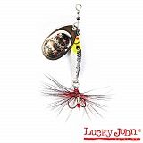 Блесна вращающаяся Lucky John TRIAN BLADE ROUND 9гр цв.004