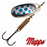 Блесна Mepps COMET DECOREE AG points bleus №5 11гр.