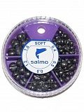Грузила Salmo ДРОБЬ SOFT мягк. 5 секц. 0.4-1,6г 60г набор 2