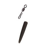 Вертлюг с застежкой + конус MS RANGE Quick Swivel / 5+5 шт.