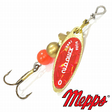 Блесна Mepps AGLIA LONGUE REDBO OR золото №0 2,5гр