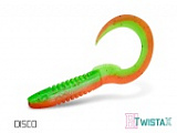 Твистер DELPHIN TWISTA-X Eeltail UVs / 6cm / DISCO - 5шт.