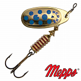 Блесна Mepps COMET DECOREE OR points bleus №4 8гр.