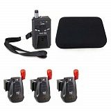 Комплект сигнализаторов поклевки на сома UNI CAT SENSIBLE CAT Limpid Black 3+1 Set