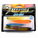 Виброхвосты LJ 3D Series MAKORA SPLIT TAIL 5.0in(12,70)/MIX1 4шт.