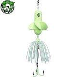 Блесна вертикальная MADCAT® A-STATIC PROPELLER TEASER Treble Hook - 200g - GLOW-IN-THE-DARK