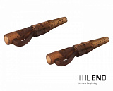 Клипса для грузил с конусом DELPHIN THE END Pin-Clip  & Rubber / G-ROUND - 7 шт.
