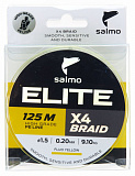 Леска плетёная Salmo Elite х4 BRAID Dark Gray 125/008