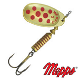 Блесна Mepps COMET DECOREE OR points rouge №5 11гр.