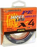 Леска плетен. Kosadaka "SUPER PE X4" 150м, multicolor 0,18мм 10,1кг