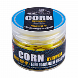 Бойлы насадочные плавающие Sonik Baits CORN Fluo Pop-ups 14мм 90мл (Кукуруза)